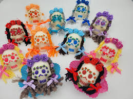 Traditional Real Sugar Skull, Braided Calavera, Day of the Dead Sugar  Skull, Calavera Con Trensa, Sugar Skull, Calavera De Azucar