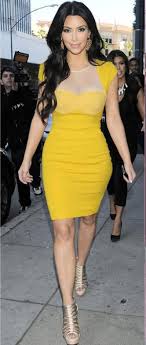 pretty today kim in yellow dress