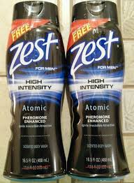 Zest For Men High Intensity Atomic Pheromone Enhanced Body Wash 16 5 Fl 2 Pack Zest Body Wash High Intensity Body