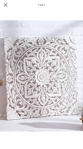 Thai Wood Carving White Wall Decor Wandpanelen Huis Interieur Interieur