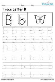 Practice worksheets writing printable alphabet handwriting kindergarten abc preschool tracing . Letter B Alphabet Tracing Worksheets Worksheets Day