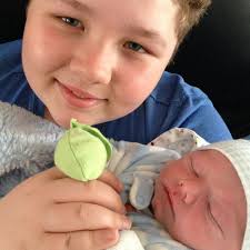 Jaden Pike Smith and Baby Brother Holden Jace Woolley.