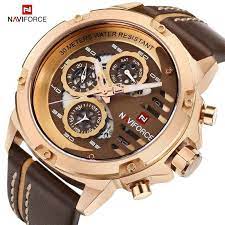 Buy NaviForce NF9110 - Golden/Brown Watch Online at Best Price in Nepal -  NaviForce Nepal