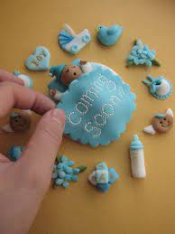 Pin By Ada Adamowicz On Cupcakes Baby Shower Cupcakes Baby Cupcake Baby Shower Cupcake Toppers