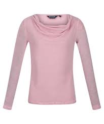 Regatta Womens/Ladies Carlene Long-Sleeved T-Shirt (Mineral Red)