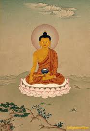 Tibetan 24k Gold And Stone Thangka Of Shakyamuni Buddha Buddhist Art Thangka Buddhism Art