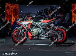 Italy 10 November 2019 - Aprilia Tuono 660 Motorcycle On Display At Eicma 2019 In Milan Sponsored Spon Aprilianove Aprilia Stock Photos Photos For Sale