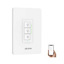Acenx Smart Dimmer Switch 2 4ghz Wifi Light Switch Work With Alexa Google Assistant Schedual Timer Single Pole Not Support 3 Way Neutral Wire Required No Hub Required Electronic Accessory Amazon Com Industrial Scientific