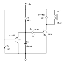 Image result for relay delay circuit