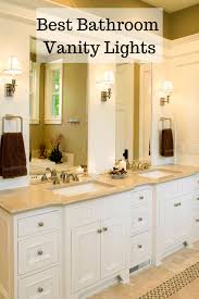 How to inexpensively transform a basic vanity bathroom light into a farmhouse style vanity light using mason jars and spray paint. Best Farmhouse Vanity Lights My Modern White Farmhouse