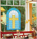 Grace Christian Stained Glass Centerpiece Accent | Wallpaper For ...