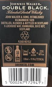 The johnnie walker black label blend is a whisky that has been aged for 12 years. Johnnie Walker Double Black Ratings And Reviews Whiskybase