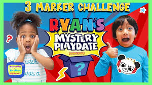 Maybe you would like to learn more about one of these? Ryan S Mystery Playdate 3 Marker Challenge Accepted By Kyraboo Youtube