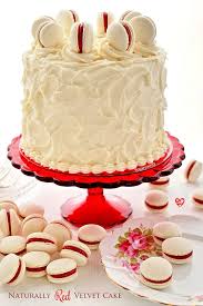 There is something so elegant about a red velvet cake. Naturally Red Velvet Cake With Cream Cheese Frosting Red Velvet Cake Cake Velvet Cake