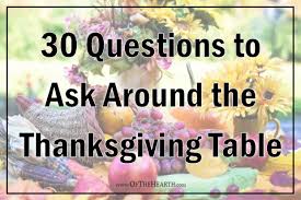 Elizabeth lott interviews her father tony lott for the great thanksgiving listen in this interview, elizabeth lott (17) and her father tony lott spoke in vestavia hills, al. 30 Questions To Ask Around The Thanksgiving Table