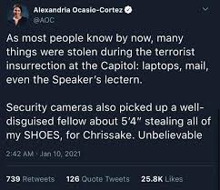 It is currently tue jul 20, 2021 9:34 pm Congresswoman Alexandria Ocasio Cortez S Stolen Shoes Tweet Know Your Meme