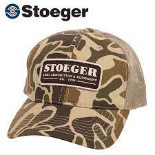 Stoeger Logo Patch Hat Retro Camo W Mesh Back Mgw