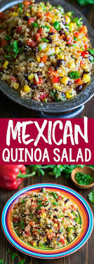 Mexican Quinoa Salad With Chili Lime Dressing Recipe Chili Lime Dressing Mexican Quinoa Salad Mexican Quinoa
