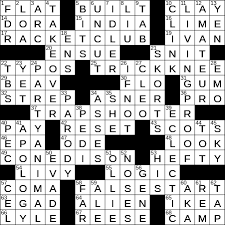 Tuesday, september 29th constructed by catherine cetta. Sunday La Times Crossword Answers Archives Page 17 Of 77 La Times Crossword