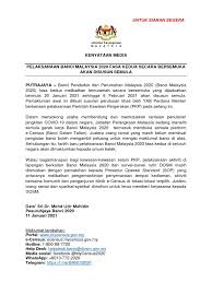 Putrajaya data kadar nota : Kenyataan Media Penyusunan Semula Pelaksanaan Banci 2020 Fasa 2 11 Jan 2021