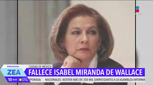 Isabel Miranda de Wallace fue una empresaria, activista y fundadora de Alto  al Secuestro, organización que creó luego de que privaran de la libertad a  su hijo Hugo Alberto Wallace y lo asesinaran en ...