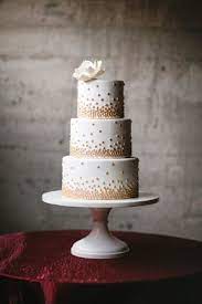 Roaring Romance Wedding Inspiration Ruffled Beautiful Wedding Cakes Gold Cake White Wedding Cakes