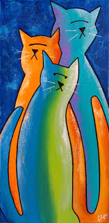 Are You Talkin To Me Etsy Cat Painting Art Animal Art