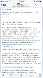 How long does it take fashion nova to process a return? Big Momma Pa Twitter Because Fashionnova Is Full Of Shit Now Their Saying That Processing Can Take Up To 7 10 Day And Processing And Shipping Are Different Mind You Most People Have