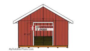 There are many options for materials and designs for double shed doors. 16x20 Double Shed Door Plans Myoutdoorplans Free Woodworking Plans And Projects Diy Shed Wooden Playhouse Pergola Bbq