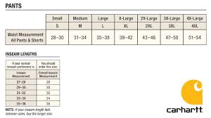 49 Up To Date Carhartt Overall Size Chart