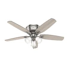 Many models come with led light kits, but there are also standalone ceiling fans available if you already have light. Hunter Builder 52 Brushed Nickel Indoor Ceiling Fan At Menards