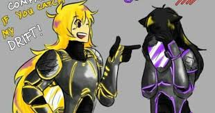 Pacific Rim X Rwby Au Rwby Rwby Bumblebee Rwby Fanart
