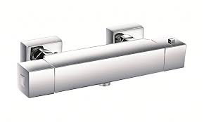 Mitigeur Thermostatique Douche Chrome Encarre Leroy Merlin