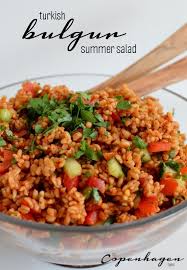 Turkish Bulgur Salad A Summer Favorite The Copenhagen Tales Turkish Salad Recipes Turkish Recipes Bulgur Recipes