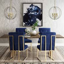 Akiko Chair Navy Set Of 2 Chairs Benches Dining Furniture Modern Dining Table Dining Room Sets Dining Room Design