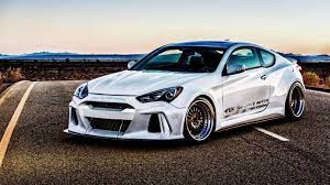 White Hyundai Genesis Hd Wallpaper Wallpaperfx