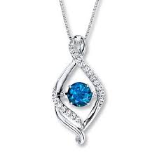 Colors In Rhythm Blue Topaz Necklace Sterling Silver Blue Topaz Necklace Silver Jewelry Accessories Sterling Silver Pendants