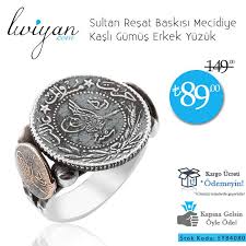 Sultan Resat Baskisi Mecidiye Kasli Gumus Erkek Yuzuk 89 00 Tl Iletisim 0212 536 25 25 Mail Bilgi Luviyan Com Ayri Yuzuk Erkek Takilari Gumus Yuzuk