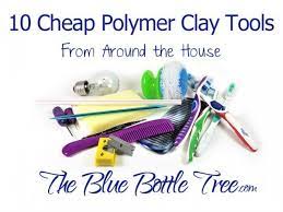 Free Polymer Clay Tools From Around The House Polymer Clay Tools Polymer Clay Clay Tools
