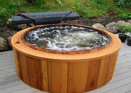 Redwood Hot Tubs Cedar Hot Tub Round Hot Tub Diy Hot Tub