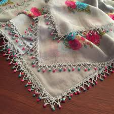 Igne Oyasi Boncuklu Yazma El Isi Hobiler Yazma Tig Isleri Oya