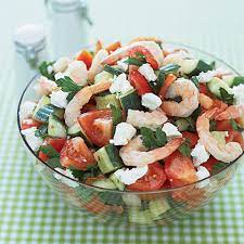 Greek Salad With Shrimp Recipe Myrecipes
