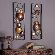 2 Piece Metal Wall Decor Set Starburst Wall Decor Plate Wall Decor Metal Wall Panel