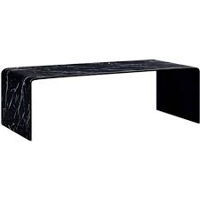 Table basse design laquée blanc l100 cm halton. Table Basse Marbre A Prix Mini