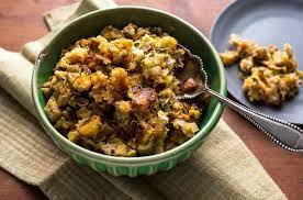Video Stuffing With Mushrooms And Bacon Thanksgiving Recipes Recipes Nyt Cooking
