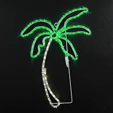 24 Tropical Palm Tree Led Rope Light Motif Novelty Lights Inc