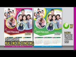 Desain kalender 2021 lengkap syukur alhamdulillah akhirnya desain kalender tahun 2021 versi cdr rampung saya kerjakan. Desain Kalender 2020 2021 Kreatif Kalender Dinding Youtube