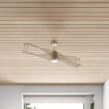 56 Safford 2 Blade Led Flush Mount Ceiling Fan With Remote Control And Light Kit Included Reviews Allmodern