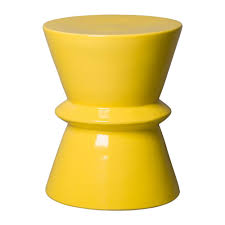 Maybe you would like to learn more about one of these? Emissary Yellow Zip Ceramic Garden Stool 12745yl The Home Depot