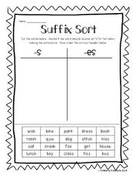 Suffixes Word Endings S Es S Ed Ing Er Est Rf 1 3f Rf2 3d Spelling Word Practice Word Work Suffix Activities
